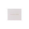 Gift Box packaging with Olive and June branding for a stylish at-home manicure or pedicure kit